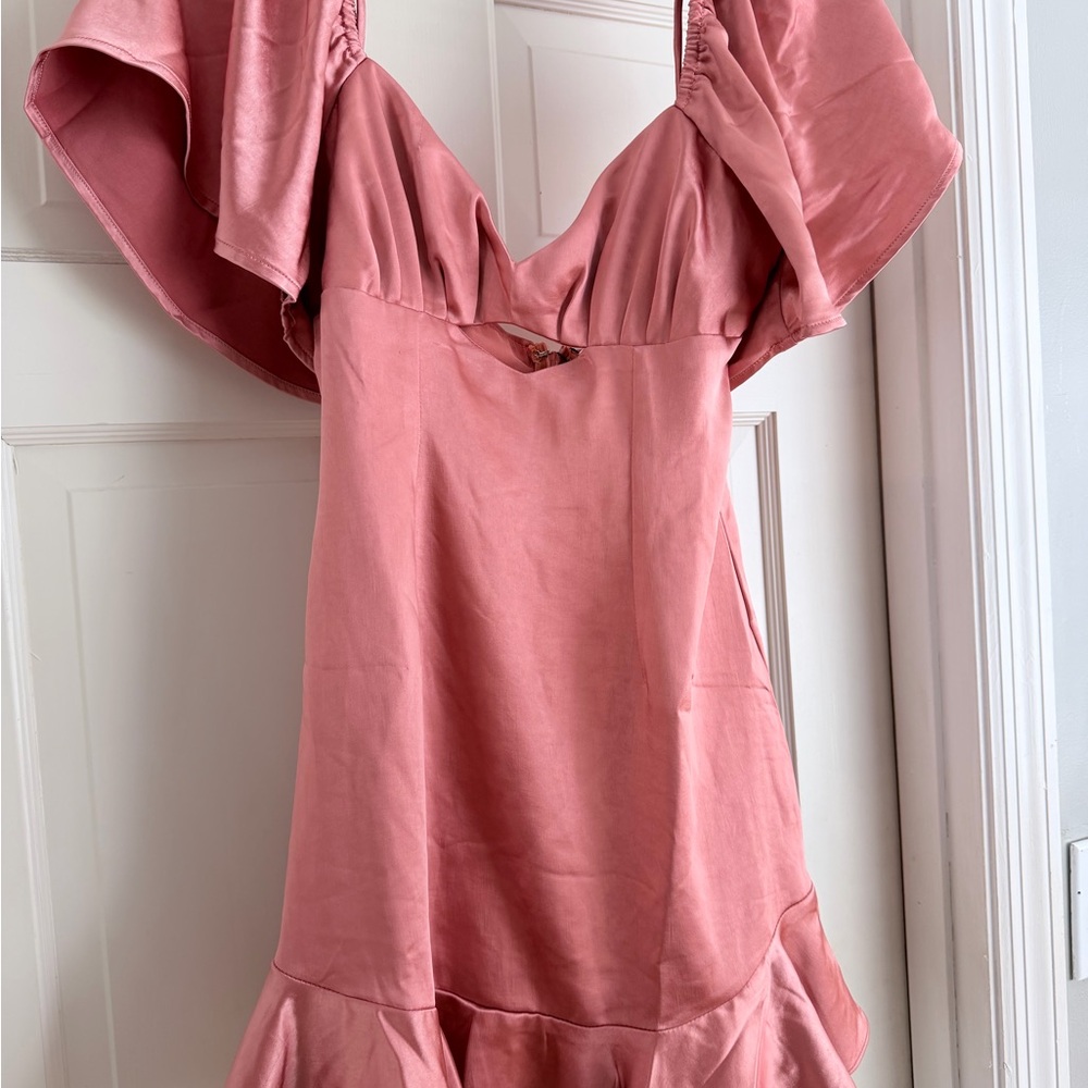Hello Molly Blush Pink Mini Dress